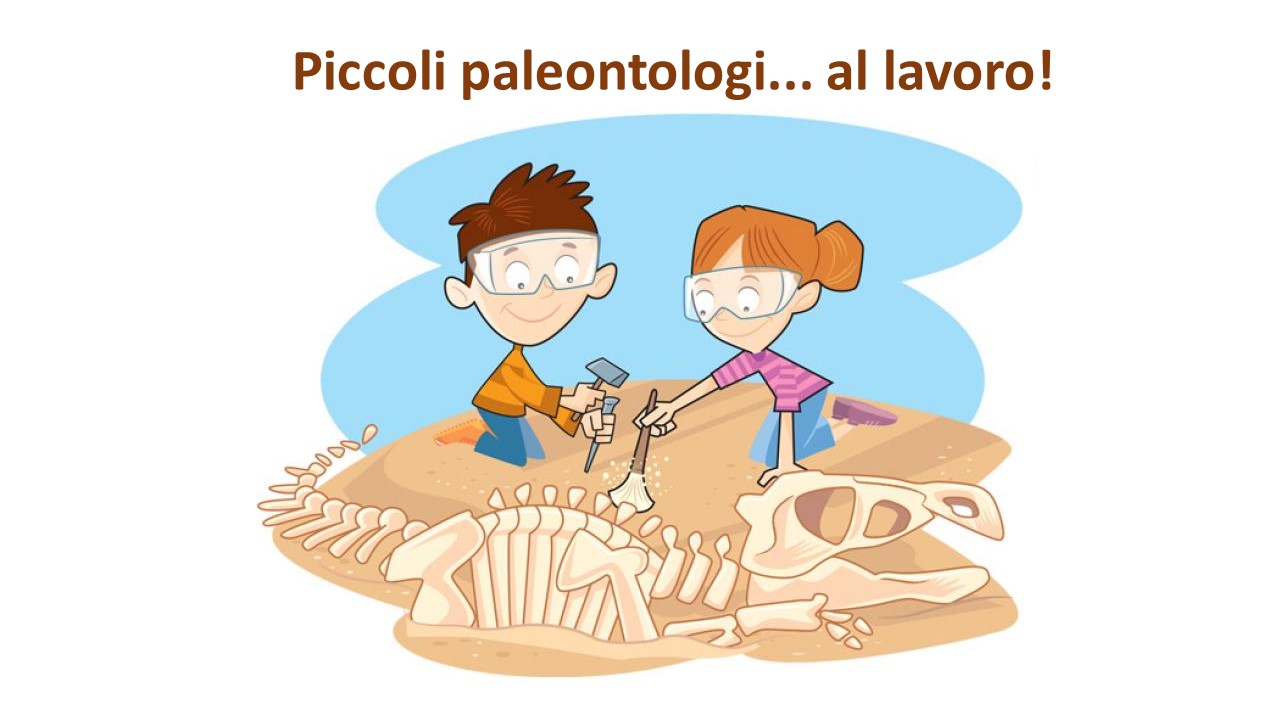 Piccoli paleontologi ... al lavoro!