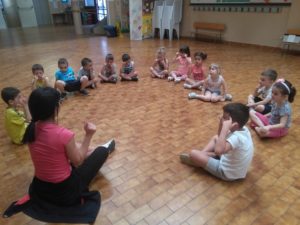 Lezione in circle-time n.1