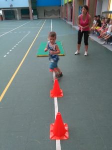 Percorso con slalom 1