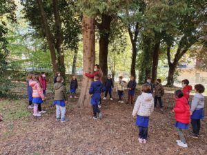 Foto lezione nel giardino 1