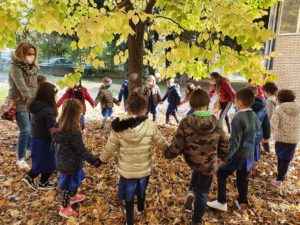 Foto lezione nel giardino 2