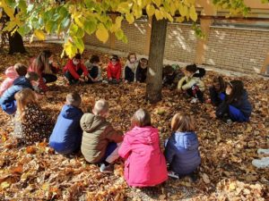 Foto lezione nel giardino 4