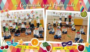 Carnevale Via Adige 2021_Foto gruppo classi prime