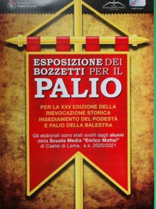 Manifesto Esposizione bozzetti palio